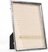 Lawrence Frames Metal Picture Frame, Hammer Effect, 5x7, Silver