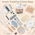 VEDALIO Sourdough Starter Kit, Sourdough Bread Baking Supplies, Bread Proofing Basket, Sourdough Kit for Modern Home