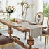 12 46 Inches, yuboo Boho Table Runner Triangular End * Coffee Table Runner with Tassels, Macrame Dresser Runners Scarf