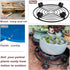 lucpur 3 Packs 13.5" Metal Plant Caddy with Wheels Large Rolling Plant Stands Indoor Wheeled Plant Dolly Heavy-duty