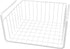 White Wire Under-Shelf Storage Basket, 11-Inch for Kitchen, Pantry, and Closet Organization