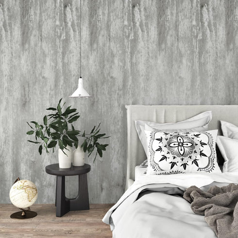 WESTICK Grey Wood Contact Paper Peel and Stick 15.75" x 78" Modern Waterproof Wallpaper for Kitchen Cabinets