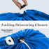 Handy Laundry Shoulder Strap Bag - Drawstring Locking Closure, Durable Nylon Material, Heavy Duty Stitching, Large