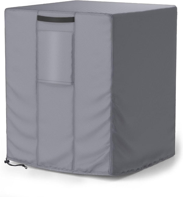 Mrrihand Central Air Conditioner Cover, Waterproof Heavy Duty AC Unit Cover for Outdoor Winter (24"X24"X30")