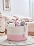 Extra Large Cotton Rope Basket 22" x 14", Toy Basket for Storage