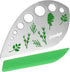 Herb Stripper, Jiaedge Green 9 holes Stainless Steel Kitchen Herbs Leaf Stripping Tool for Kale, Collard Greens, Thyme,