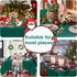Hiasan Square Tablecloth - Waterproof Washable Polyester for Dining Room, Emerald Green, 54 x 54 Inch