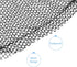 MECCANIXITY 25.6 Inch Mesh Electric Fan Dust Cover, Washable Dustproof Protection Net (Black)