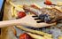 Long Handle Slotted Wooden Spoon 16 Inch - Heavy Duty Large Spatula & Stir Paddle, 100% Natural Hardwood