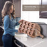 Stock Your Home White Steel Baking Pan Organizer Rack, 2 Pack, Rust Proof Wire Holder for Kitchen Storage