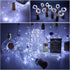 15 LED Wine Bottle Lights with Cork Switch, 8 Pack Battery Operated Mini Fairy Copper Wire String Lights (Cool White)