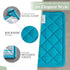 Maison d' Hermine Pot Holders 100% Cotton Heat Resistant Potholders - 8" x 8" Hot Pads with Loop - Pack of 1, Flower In