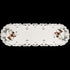 Country (15Wx54L) Embroidered Rooster Chic Lace Farmhouse Table Runner, Dresser Scarf, Coffee Table Runner