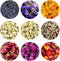 TooGet 9 Bags Set of Fragrant Dried Flowers and Herbs for Soap, Bath Bombs Making, and Crafts Decorations