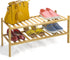2 Closet, Closet Brookstone Tier Bamboo Shoe Rack Vertical Shoe Rack Small Organizer for Entryway, Wooden Shelf