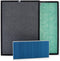 PUREBURG Replacement Filter Set for Turonic PH950 & Extract-All AMB1 Air Purifiers, H13 True HEPA Activated Carbon