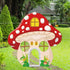 2026 59x59 Inch Mushroom Shaped Photo Prop Selfie Frame Party Decor Large Fabric True North VBS Photo Booth Props