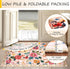 5x7 RELEANY Floral Area Rug Machine Washable Soft Print Boho Carpet Non Slip Doormat Low Pile Flower Area Rugs