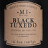 Manly Indulgence Black Tuxedo Jar Candle, 16.5 oz, White Musk, Lavender, Cedarwood, Up to 60 Hour Burn