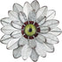 YEAHOME 11" Metal Flower Wall Decor, Boho Wall Art for Bedroom and Rustic Patio