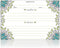 Meadowsweet Kitchens Recipe Card Set - 40 Double Sided 4 x 6 Inch Cards for Personalized Recipe Book
