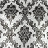 Yifely Retro Black Damask Furniture Paper Self-Adhesive Shelf Liner, Light Grey Table Decor Sticker