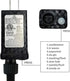 PMS 100-1000 8 300 LED Christmas Lights, Low Voltage Fairy String Lights with Modes, Ideal for Xmax Tree, Garden, Home