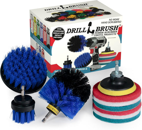 Cleaning Supplies - Drillbrush - Brush Drill Attachment Kit - Drill Brush