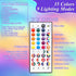 200 35 66FT 4th LED Christmas Lights Color Changing, Colors of July String Lights with Remote Timer, Connectable