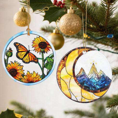 Dodosky Night Court Christmas Ornaments: Christmas Tree Ornaments, Bookshelf Decor, Stocking Stuffers, Fantasy Book