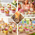 300 5 Oz 7 Oz Frozen Pcs Dessert Cups with Spoons and Lids, and Clear Plastic Parfait and Shooter Cups for Parties.