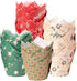 Katbite Christmas Tulip Cupcake Liners 200PCS, Muffin Baking Holders, Baking Cups, Cupcake Wrappers