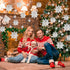 12PCS Snowflake Christmas Decorations, 3D Large Silver Paper Snowflakes Garland for Winter Wonderland Christmas Party