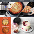 RFAQK 6-Inch Round Cake Pan Set of 4 with 60 Parchment Papers, Nonstick Baking Pans, Dishwasher Safe