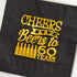 Crisky Cheers to 60 Years Napkins, Black and Gold, 60th Birthday Decorations, 60 PCS, 3-Ply