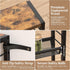 Wheels,4-Tier Narrow Storage Cart with Narrow Kitchen Carts Slim Rolling Cart,Skinny Storage Cart for Small