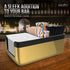 12 12 Esatto Professional Bar Products Premium Bar Caddy (Gold), Used to Easily Organize Bar Items and Workspace