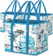 BALEINE 3Pk Reusable Grocery Bags, Foldable Shopping Bags for Groceries with Reinforced Bottom