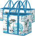 BALEINE 3Pk Reusable Grocery Bags, Foldable Shopping Bags for Groceries with Reinforced Bottom