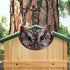 Box,13.5x9.5 Inch PROLEE Owl House,Owl Nesting Box for Outside with Mounting Screws and Wood Shavings,Cedar Wood Owls