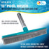 13" U.S. Pool Supply Pool Brush with Rubber Bristles and Squeegee Edge - Safe for Vinyl Liners, Ideal for Above-Ground