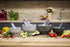 Set 6 Inch 2 ChefSofi Mortar and Pestle - - Cup Capacity - Unpolished Heavy Granite for Enhanced Performance