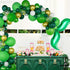 KatchOn Mermaid Tail Balloon - 25 Inch, Pack of 6 | Foil Curve Balloon for Garland | Green Mermaid Birthday Decorations