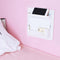 Bedside Shelf Accessories Organizer - Wall Mount Self Stick On for Glasses, Remote, Earphone, Cell Phone Charger,