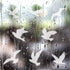 Boao Large Size Anti-Collision Window Clings, Translucent/Dusted Bird Deterrent for Doors, Windows & Glass
