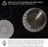Lazy K Induction Cooktop Mat - Non Slip Silicone Fiberglass Scratch Protector for Magnetic Stove (7.8 inches)