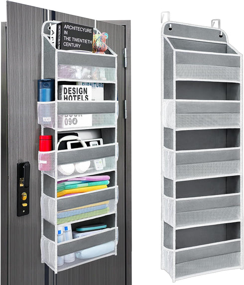 Andahoom Sturdiness Over The Door Organizer, 5 Shelves & 8 Side Pockets,Anti Tilt