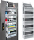Andahoom Sturdiness Over The Door Organizer, 5 Shelves & 8 Side Pockets,Anti Tilt