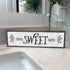 Home Wood Signs (Medium - Wood and Metal, Home Sweet Home)
