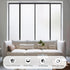 Coavas Window Privacy Film, Frosted Glass Window Clings, Decorative Bathroom Door Window Coverings